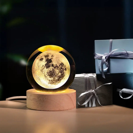 3D Crystal Ball LED Night Light